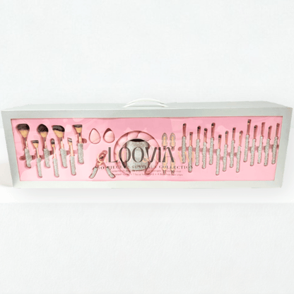 Makeup Box “Silver Pink” 30 pieces