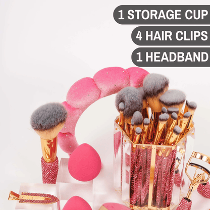 Makeup Box “Ruby Pink” 31 pieces